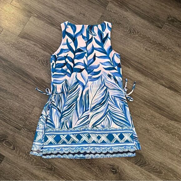 Lilly Pulitzer Donna Romper High Tide Navy Holy Flockamolie  Romper - Picture 4 of 6